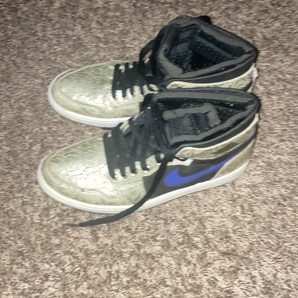 Jordan Other - Gold laser Jordan 1s